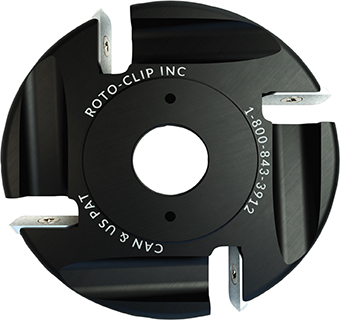 4-SLOT CARBIDE THIN FLAT HOOF TRIMMING DISC 4 IN 1/PKG