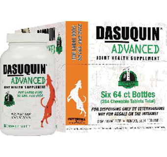 DASUQUIN® ADVANCED WITH MSM CHEWABLE TABLETS DOGS 60 LB & OVER 6 X 64/PKG