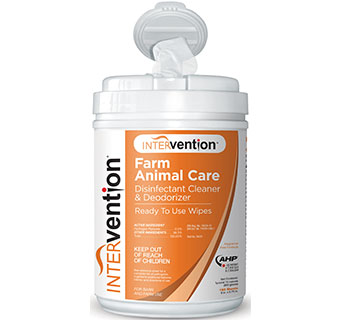 INTERVENTION® DISINFECTANT WIPES 160/BOTTLE