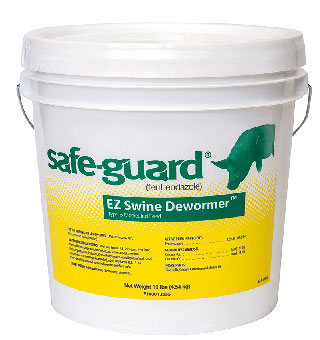 SAFE-GUARD® (FENBENDAZOLE) EZ SWINE DEWORMER™ 1.8% 10 LB 1/PKG