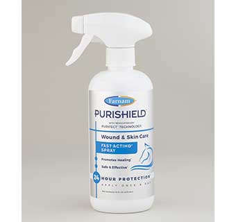 PURISHIELD® WOUND & SKIN FAST ACTING SPRAY 16 OZ