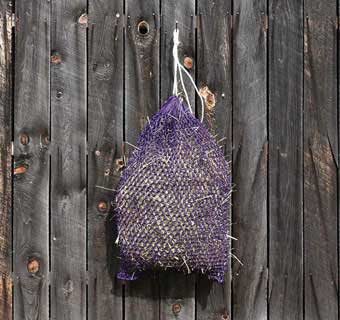 EQUI-SKY ULTRA SLOW FEEDER HAY NET NYLON PURPLE