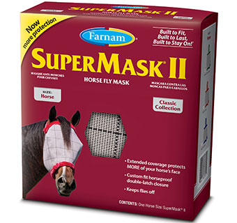 SUPERMASK® II HORSE FLY MASK CLASSIC COLLECTION HORSE