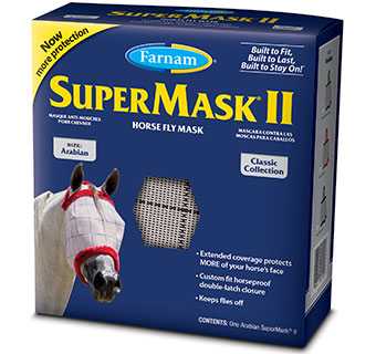 SUPERMASK® II HORSE FLY MASK CLASSIC COLLECTION ARABIAN