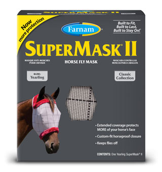 SUPERMASK® II CLASSIC HORSE FLY MASK YEARLING