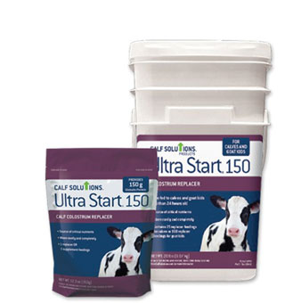 CALF SOLUTIONS® ULTRA START® 150 COLOSTRUM REPLACER 60% PROTEIN 10% FAT 20 LB