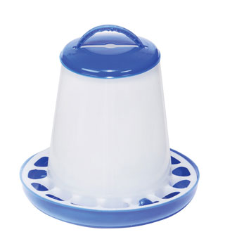 DOUBLE-TUF® POULTRY FEEDER INCLUDES LID 1.5 LB 7.37 IN L X 7.37 IN W