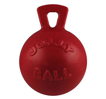 JOLLY PETS® TUG-N-TOSS JOLLY BALL XL 10 IN RED