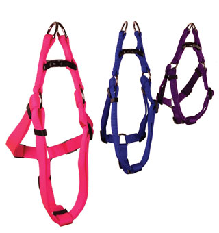 753 QUICK-FIT ADJ STEP-IN DOG HARNESS NYLON 1 IN X 30 - 40 IN BLACK