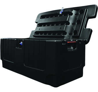 HORSEMEN'S PRIDE® TACK TRUNK 43 IN X 22 IN X 20 IN BLACK 1/PKG