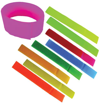 LEGBANDS HOOK & LOOP CLOSURE TAPE 1-1/2 IN X 12 IN BLUE 10/PKG