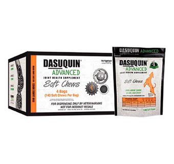 DASUQUIN® ADVANCED SOFT CHEWS LARGE DOG - 4 X 140 CT BAG