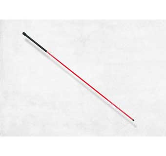 SP48P LIGHTWEIGHT SORTING POLE WITH RUBBER HANDLE FIBERGLASS 48 IN RED