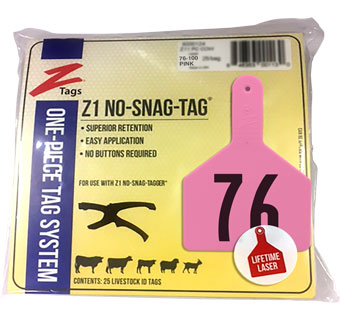 COW 1 PIECE PRE-NUMBERED LASER PRINT PINK 76-100