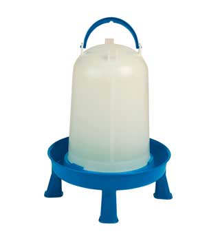 DOUBLE-TUF® POULTRY WATERER WITH LEGS 2.5 GAL 16-1/4 IN L