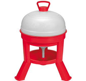 POULTRY WATERER WITH PLASTIC DOME 5 GALLON