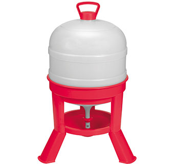 POULTRY WATERER WITH PLASTIC DOME 8 GALLON
