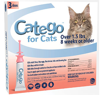 CATEGO™ FOR CATS OVER 1.5 LB 3 TUBES/BOX 12 BOXES/PKG