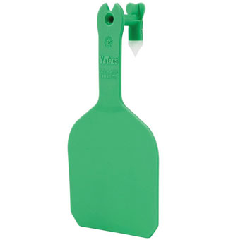 Y-TAGS™ FEEDLOT BLANK TAG GREEN 50/PKG