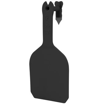 Y-TAGS™ FEEDLOT BLANK TAG BLACK 50/PKG