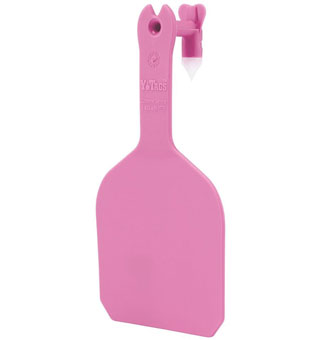 Y-TAGS™ FEEDLOT BLANK TAG PINK 50/PKG