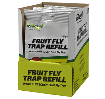 RESCUE!® FRUIT FLY TRAP REFILL DISPLAY 12/PKG