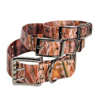931 DOG COLLAR PLASTIC PINK CAMO 1 IN X 16 IN