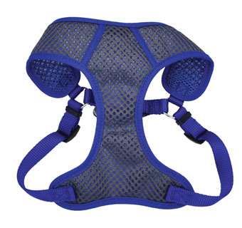COMFORT SOFT® 06485 ADJ SPORT WRAP HARNESS NYLON S 5/8 IN GRAY WITH BLUE
