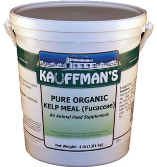 KAUFFMAN'S® PURE ORGANIC KELP MEAL 4 LB PAIL
