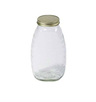 HONEY JAR 32 OZ GLASS 12/CS