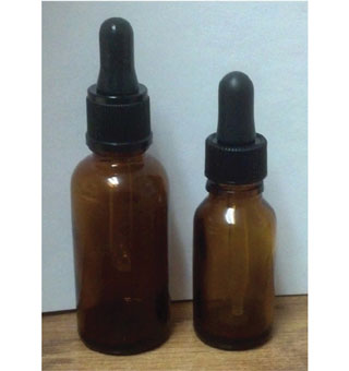 DROPPER BOTTLE WITH PIPETTE AMBER GLASS 12/BX 1 OZ