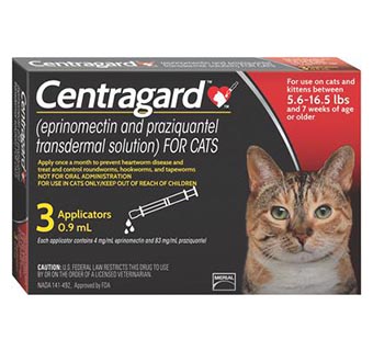 CENTRAGARD™ RED 5.6-16.5 LB 3 DOSES X 10 BOXES/CARTON (AGENCY) (RX)
