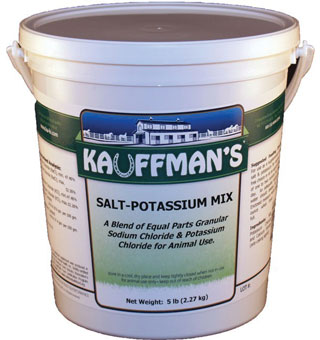 KAUFFMAN'S® SALT POTASSIUM MIX 52.3% SODIUM CHLORIDE 20 LB