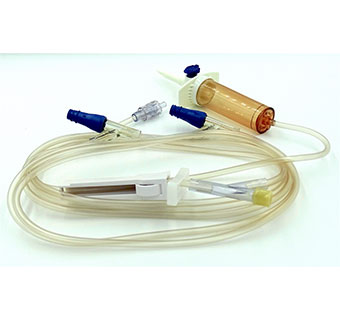 IV SET A TYPE 2 NEEDLE FREE Y-SITES 106 IN 1/PKG