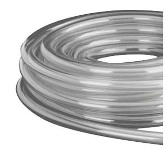 TRANSFLOW A-24 VACUUM TWIN TUBING CLEAR 9/32 IN ID 100 FT L