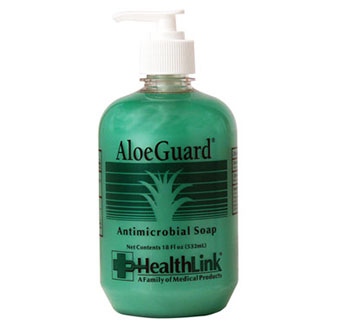 ALOEGUARD® ANTIMICROBIAL SOAP 18 OZ PUMP BOTTLE