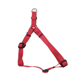 COMFORT WRAP® 06945 ADJUSTABLE DOG HARNESS NYLON L 1 IN RED