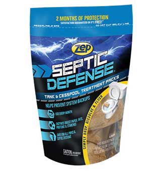 SEPTIC DEFENSE SEPTIC SYSTEM TREATMENT PACK 4 OZ