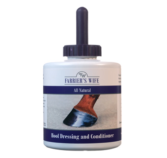 FARRIER'S WIFE HOOF DRESSING AND CONDITIONER WITH BRUSH 30 OZ