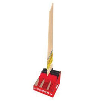 LITTLE GIANT® 6-PIECE DURA FORK FLOOR DISPLAY EMPTY 16-5/8 IN L