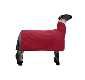 SHOW PRO SSCM-MB LAMB BLANKET COOL MESH MED RED