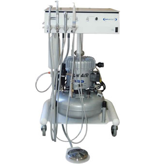 INOVADENT™ HIGH SPEED VETERINARY DENTAL CART WITH HANDPIECE AND SCALER