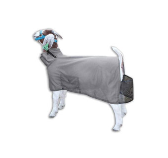 SHOW PRO GBCM GOAT BLANKET WASHABLE COOL MESH MED GRAY