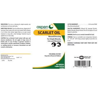 SCARLET OIL 4x1GAL