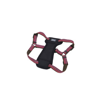 K9 EXPLORER® 36946 REF ADJ DOG HARNESS 1 IN X 26 - 38 IN BERRY