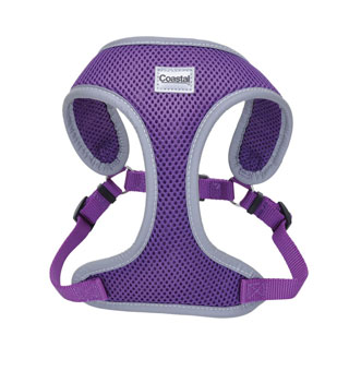 COMFORT SOFT® 06986 ADJ REFLECTIVE WRAP DOG HARNESS L 1 IN PURPLE