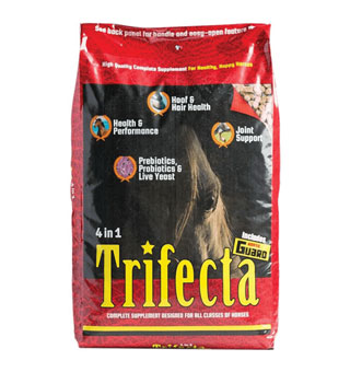 TRIFECTA EQUINE COMPLETE SUPPLEMENT PELLETS 40 LB