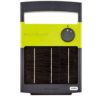 PATRIOT™ SG80 PORTABLE SOLAR FENCE ENERGIZER 1/PKG