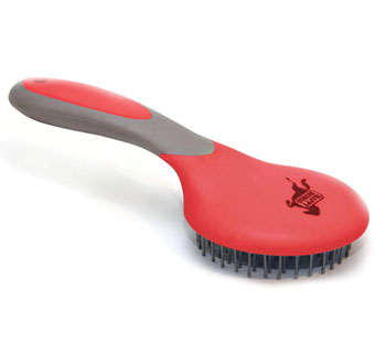 MANE AND TAIL BRUSH PLASTIC RED