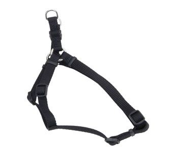 COMFORT WRAP® 06945 ADJUSTABLE DOG HARNESS NYLON L 1 IN BLACK